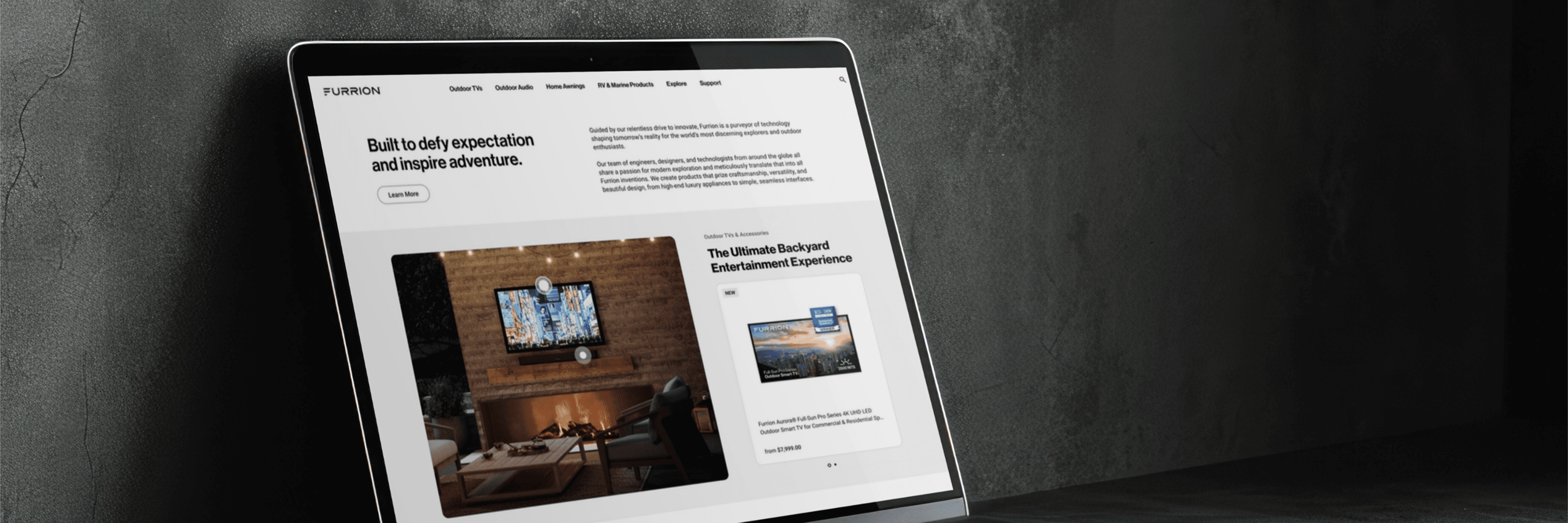 Lippert Furrion brand site Case Study