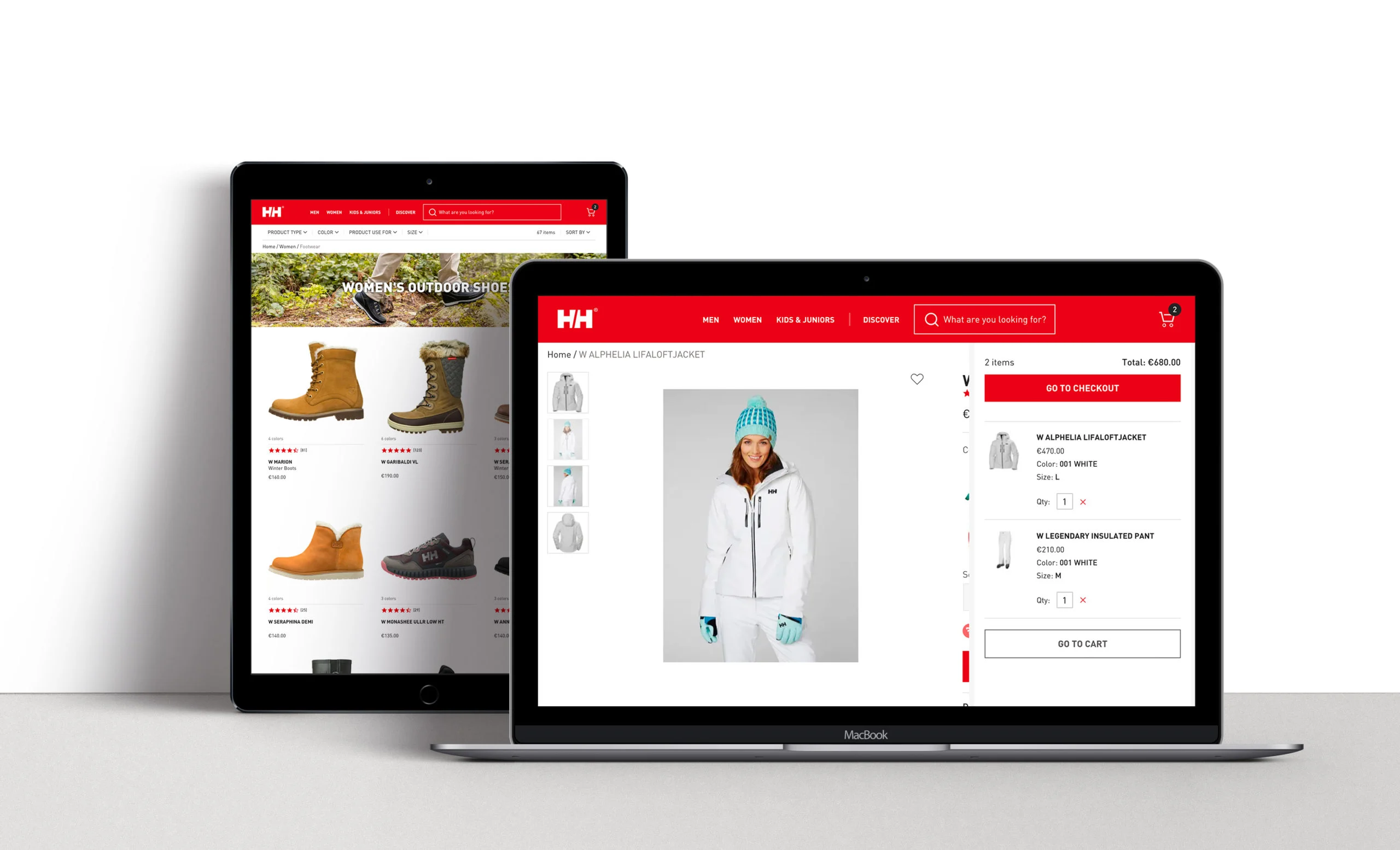 hally hansen site on different devices