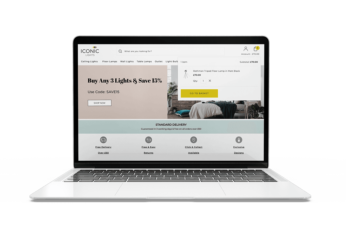 LSE Group Site on the laptop