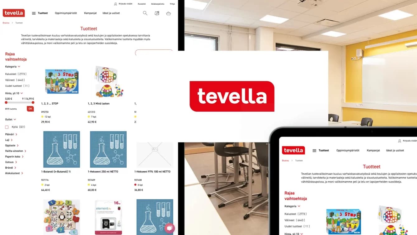 tevella site mockups