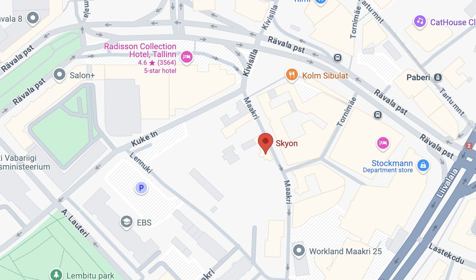 Tallinn Location Address Image