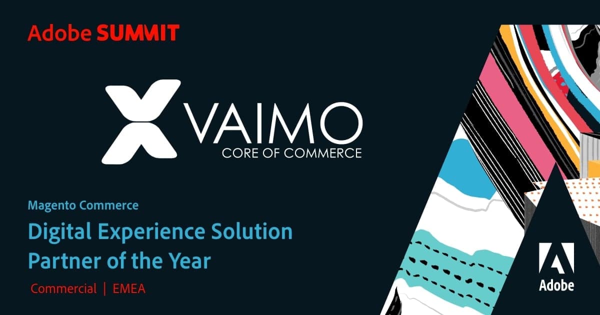 Vaimo Named Adobe Digital Experience Solution Partner - Featured Image