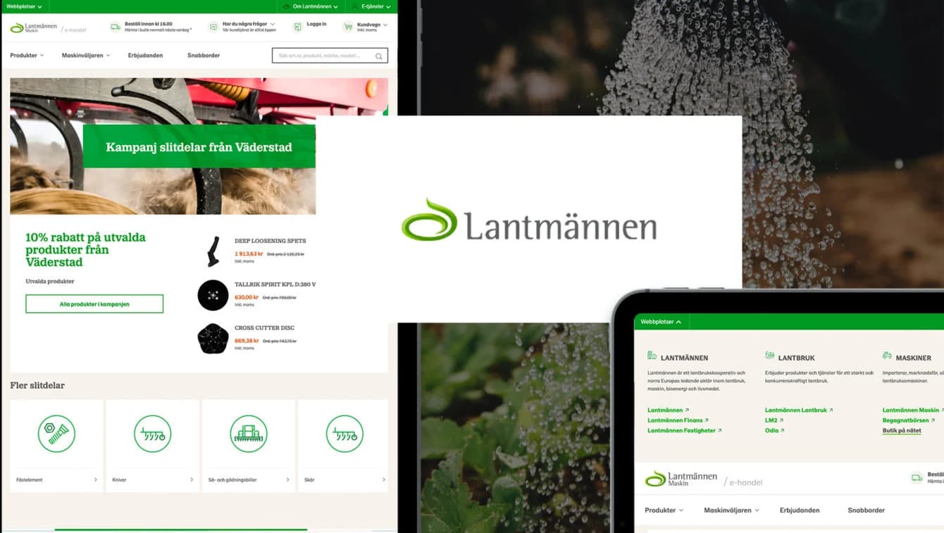 Lantmannen Mock ups