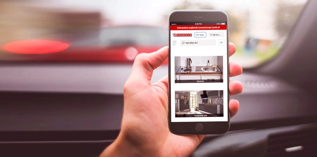 vaimo bauhaus delivery site