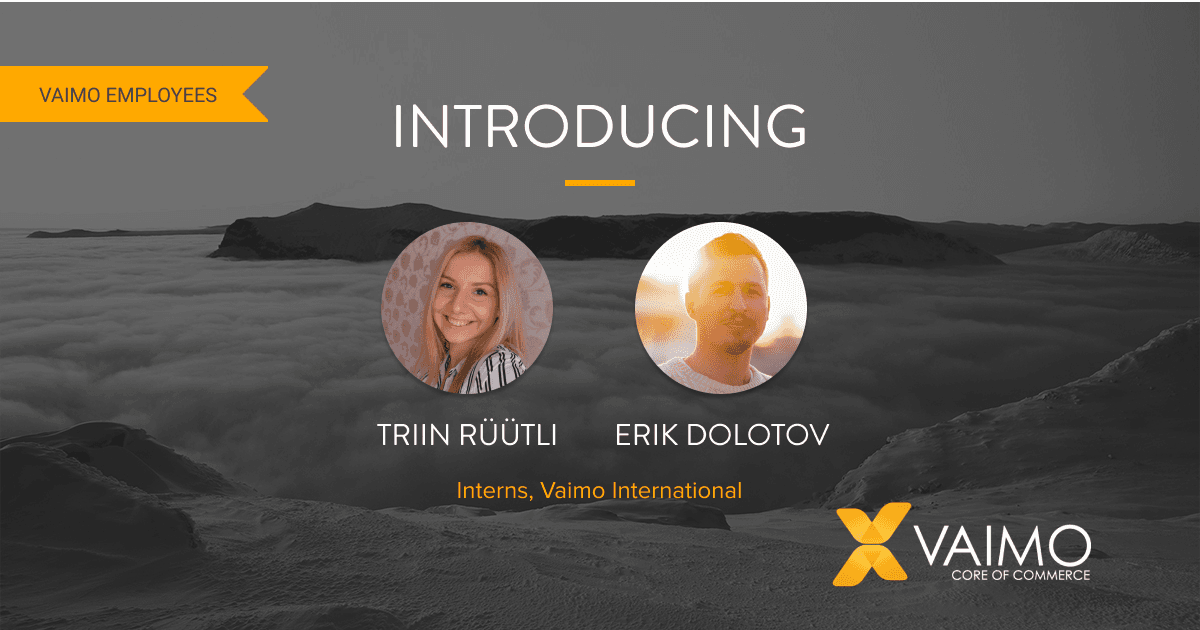 Introducing Vaimo Interns Erik Triin - Featured Image