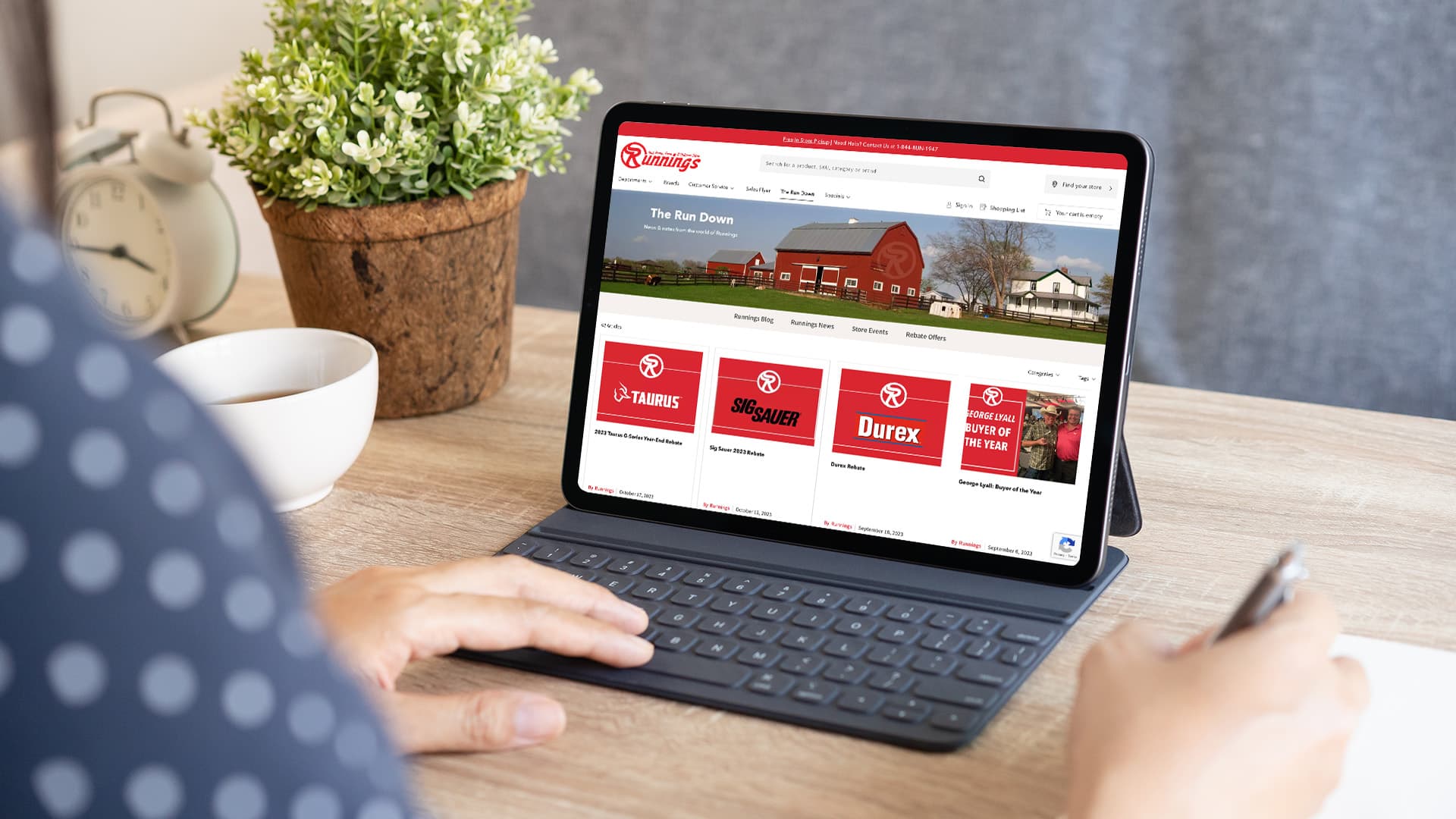 Runnings Sire on the Ipad