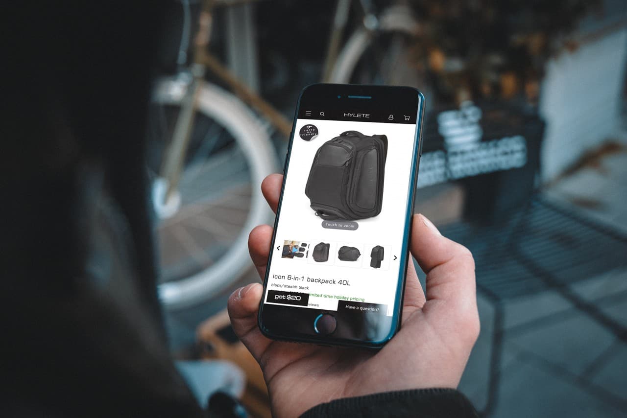 Hylete Site on Mobile