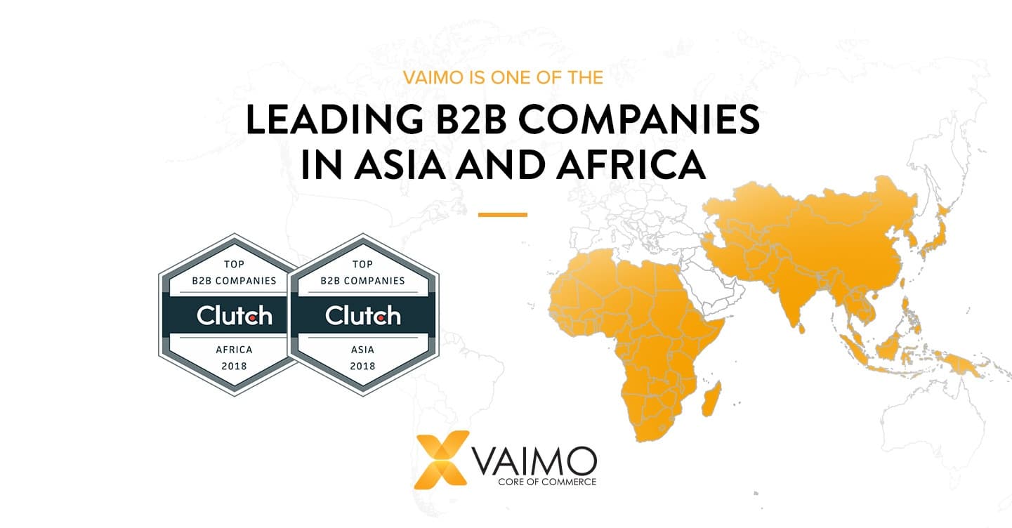 Vaimo listed as a top B2B company in greater Asia & Africa - Featured Image