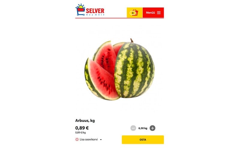 selver ecommerce