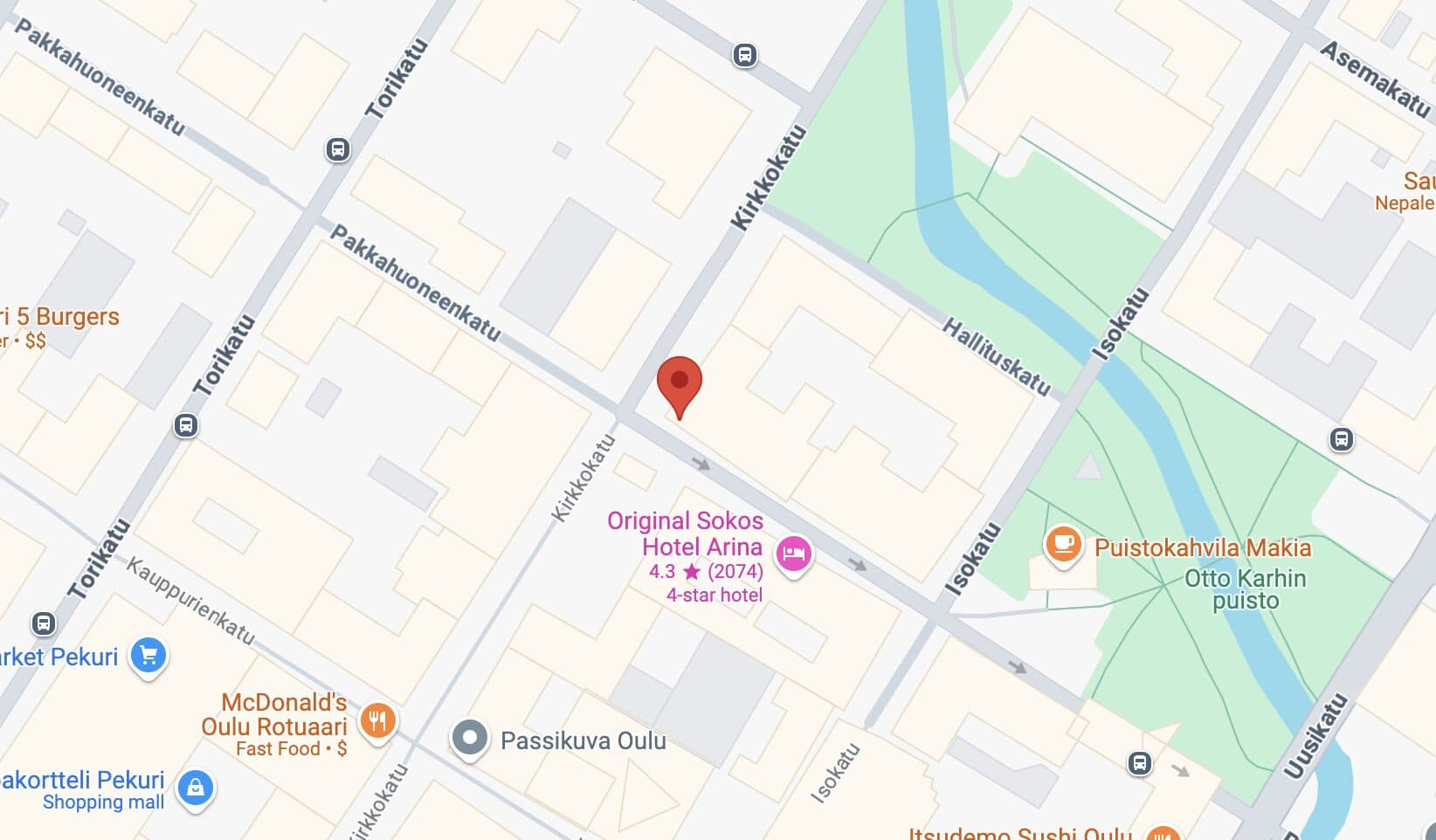 Oulu Location Address Image